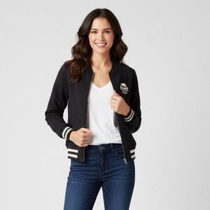 Roots - Cotton Varsity Zip Up Jacket